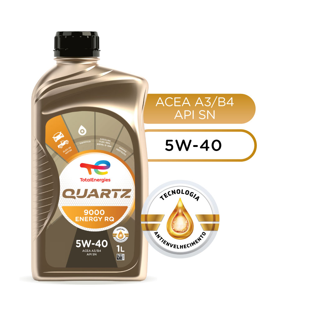 Óleo de motor sintético QUARTZ 9000 5W40